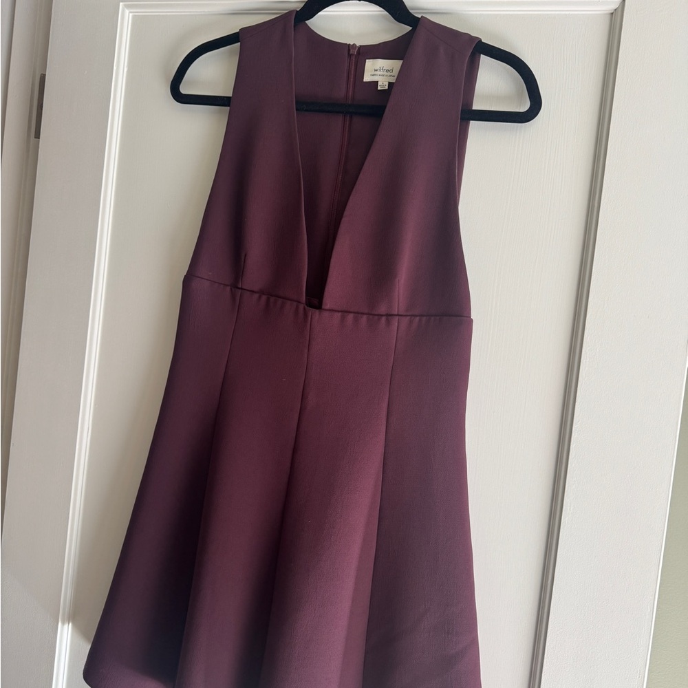 Wilfred Burgundy Mini Dress